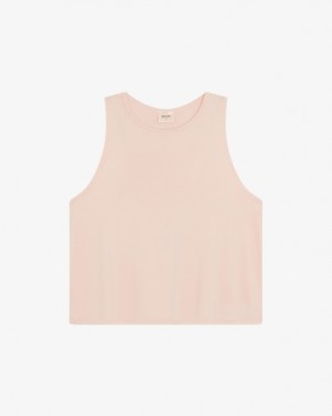 Repetto Studio draped tank top T-Shirts Damen Rosa | 30972-TYWL